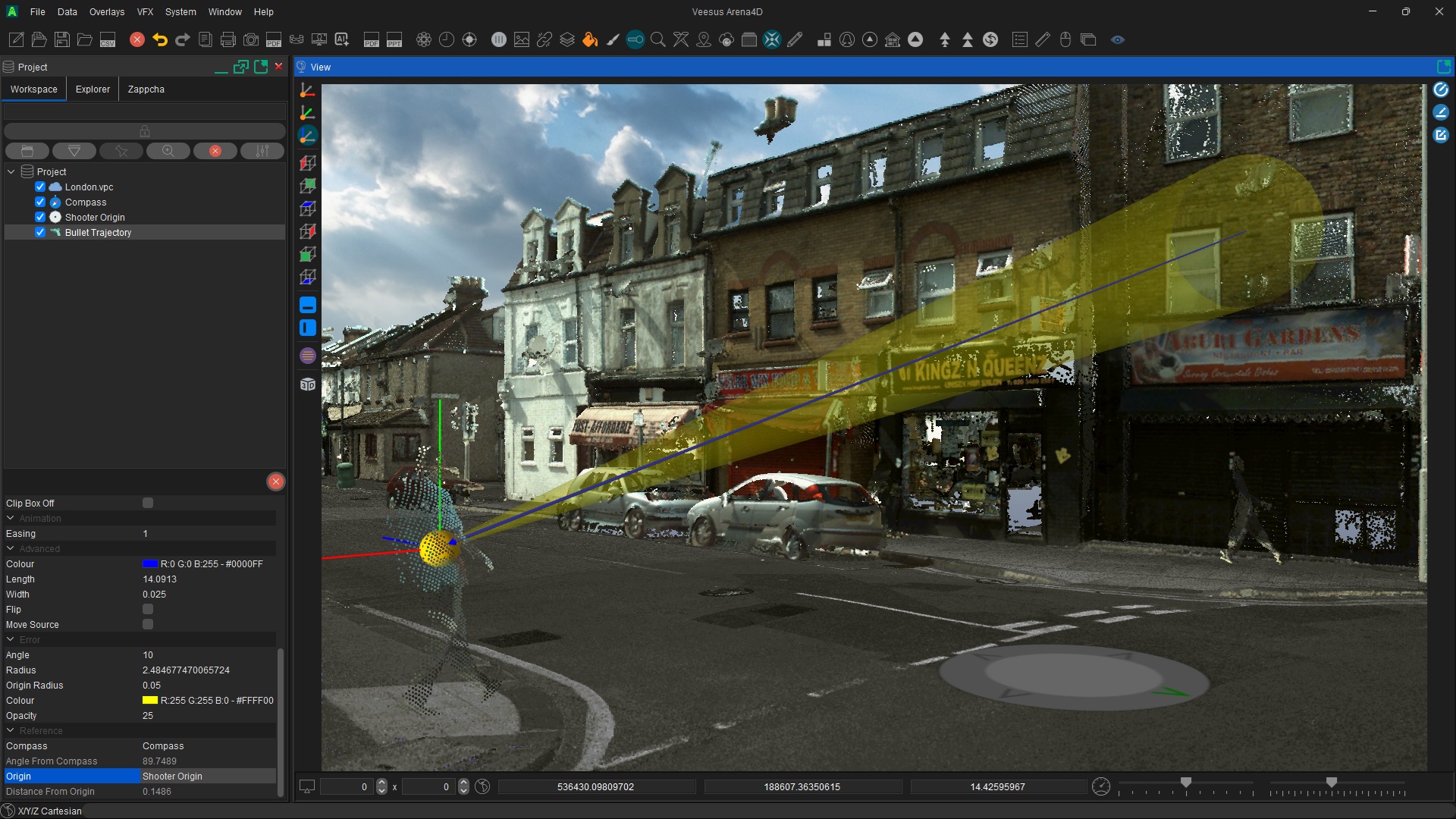 Bullet Trajectory Analysis